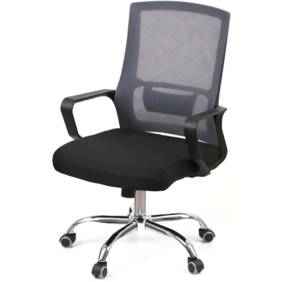 Кресло АКЛАС Конвалия BL Tilt Серый (Серый/Черный)