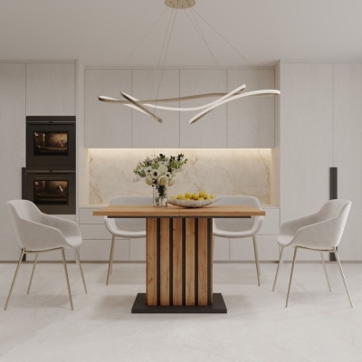 Стол-трансформер Art in Head Oxford 820*1600*750 Дуб крафт золотой / Графит серый (TB34120700000)