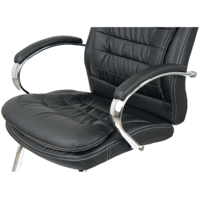 Кресло конференционное АКЛАС Валенсия CF (XY-7004G-1) (PU Black)