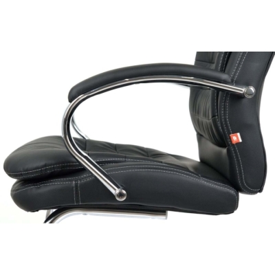 Кресло конференционное АКЛАС Валенсия CF XY-7004G-1 (PU Black)