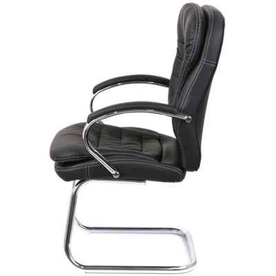 Кресло конференционное АКЛАС Валенсия CF XY-7004G-1 (PU Black)