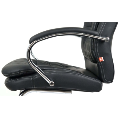 Кресло конференционное АКЛАС Валенсия CF (XY-7004G-1) Черный (PU Black)