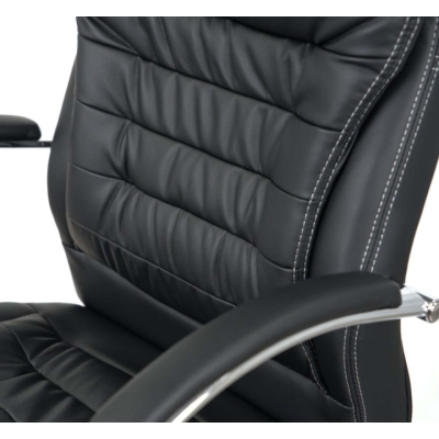 Кресло конференционное АКЛАС Валенсия CF (XY-7004G-1) Черный (PU Black)