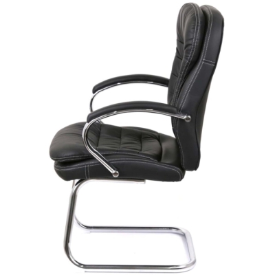 Кресло конференционное АКЛАС Валенсия CF (XY-7004G-1) Черный (PU Black)