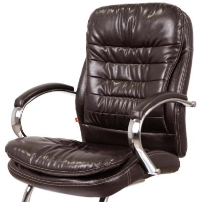 Кресло конференционное АКЛАС Валенсия CF XY-7004G-1 (PU Dark brown)