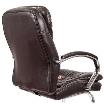 Кресло конференционное АКЛАС Валенсия CF (XY-7004G-1) Коричневый (PU Dark Brown)