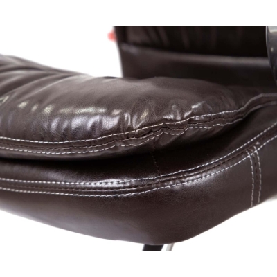 Кресло конференционное АКЛАС Валенсия CF (XY-7004G-1) Коричневый (PU Dark Brown)