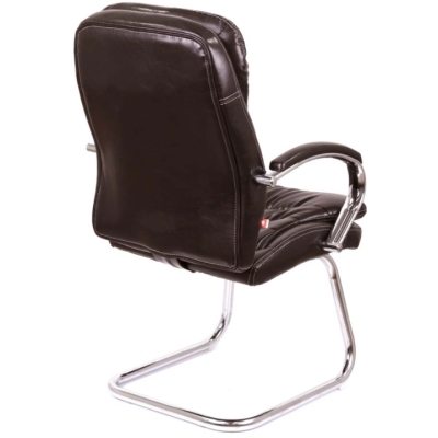 Кресло конференционное АКЛАС Валенсия CF (XY-7004G-1) Коричневый (PU Dark Brown)