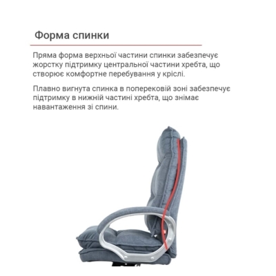 Кресло АКЛАС Калуш ANF (Темно-серый)