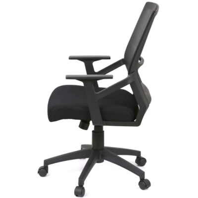 Кресло АКЛАС Ленни TILT Черный (Черный/Черный)