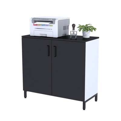 Тумба офисная LT-900-830 белая Черный ST7