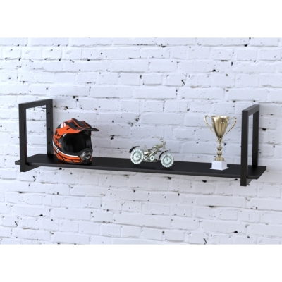 Полка PL-1-18 Loft Design Черный ST7 112 см Черный