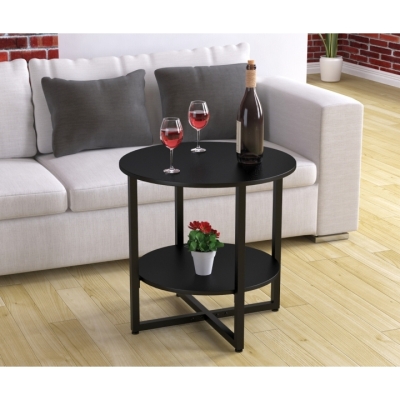 Журнальный столик D-60 Loft Design Черный ST7