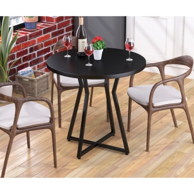 Круглый стол Кейтлин Loft Design Черный ST7