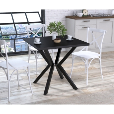 Стол обеденный Кубра Loft Design Черный ST7