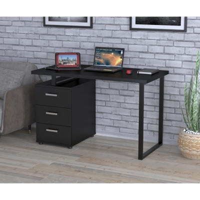 Письменный стол Loft design L-27  Черный ST7 Черный