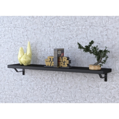 Полка PL-6-36 Loft Design Черный ST7 112 см