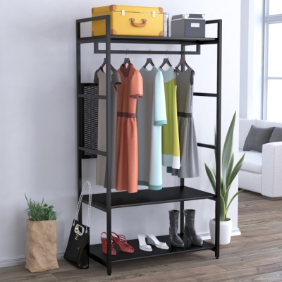 Стеллаж для одежды LV-100 Loft Design Черный ST7