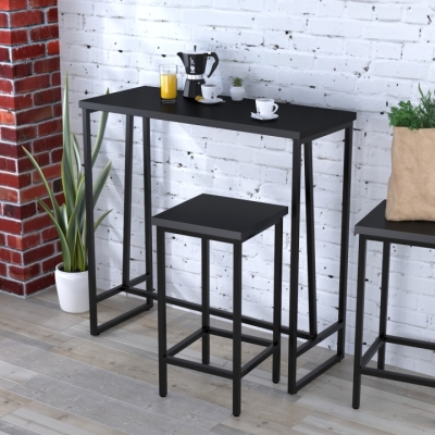 Барный стол BS-110 Loft Design Черный ST7