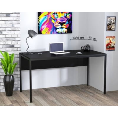 Письменный стол Loft design L-3p Черный ST7