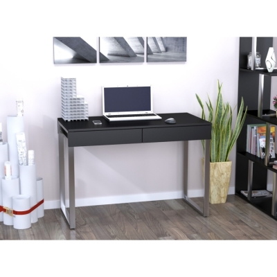 Письменный стол L-11 Loft design Черный ST7