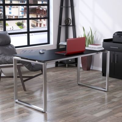 Письменный стол Loft design Q-160-18 Черный ST7