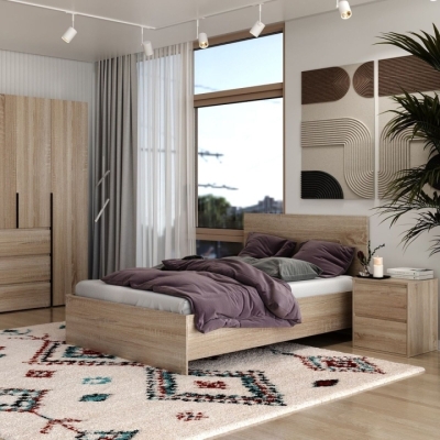 Кровать Art in Head 140x200 Light 1432*401*2032 Дуб сонома светлый (LT15130000000)