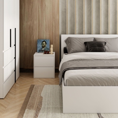 Кровать Art in Head 160x200 Light 1632*401*2032 Белый бриллиант (LT04010000000)