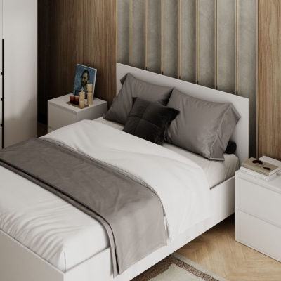 Кровать Art in Head 160x200 Light 1632*401*2032 Белый бриллиант (LT04010000000)