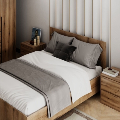 Кровать Art in Head 160x200 Light 1632*401*2032 Дуб эвок прибрежный (LT04100000000)