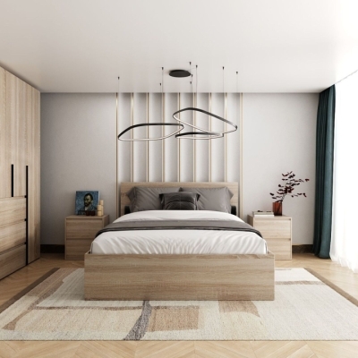 Кровать Art in Head 160x200 Light 1632*401*2032 Дуб сонома светлый (LT04130000000)