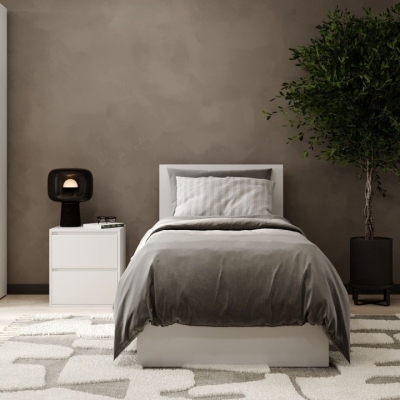 Кровать Art in Head 90x200 Light 932*401*2032 Белый бриллиант (LT16010000000)