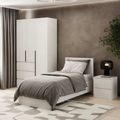 Кровать Art in Head 90x200 Light 932*401*2032 Белый бриллиант (LT16010000000)