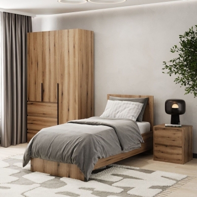 Кровать Art in Head 90x200 Light 932*401*2032 Дуб эвок прибрежный (LT16100000000)