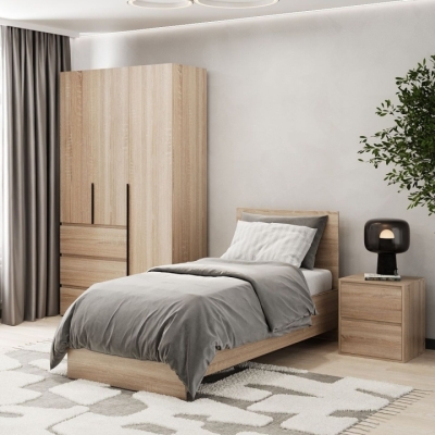 Кровать Art in Head 90x200 Light 932*401*2032 Дуб сонома светлый (LT16130000000)