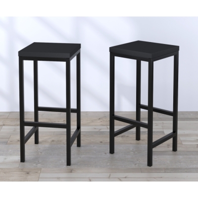 Стул барный BS-1 Loft Design Черный ST7