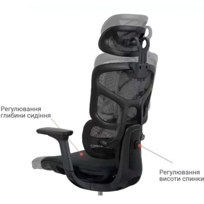 Кресло АКЛАС Прайд R-SR (RT Light grey)
