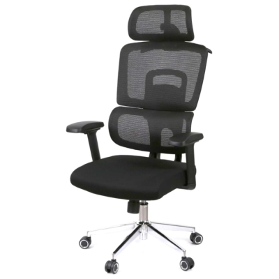 Крісло АКЛАС Арктик GTR 3D BL (LVB Black OS Black)