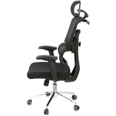 Кресло АКЛАС Арктик GTR 3D BL (LVB Black OS Black)