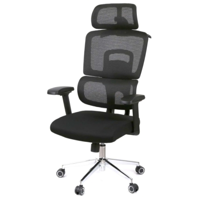 Кресло АКЛАС Арктик GTR 3D BL (LVB Black OS Black)