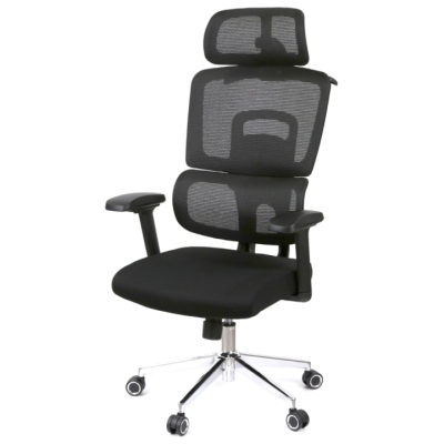 Кресло АКЛАС Арктик GTR 3D BL (LVB Black/OS Black)