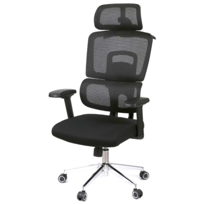 Крісло АКЛАС Арктик GTR 3D BL (LVB Black/OS Black)