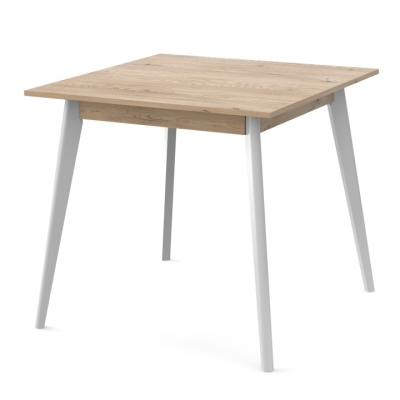 Стол обеденный Неман БОН 780х780 Дуб кремона торро/Белый