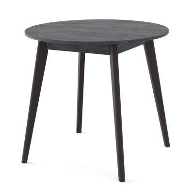 Стол обеденный Неман БОН 880х880 Угольный камень 18 мм/Венге