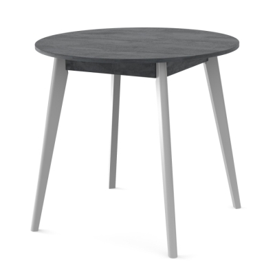 Стол обеденный Неман БОН 880х880 Угольный камень 18 мм/Серый