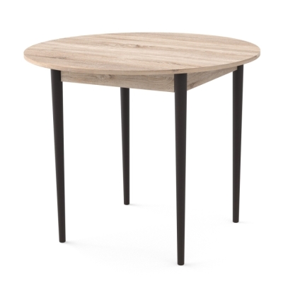 Круглый стол Неман ДЕРИЛ Дуб сонома/Венге