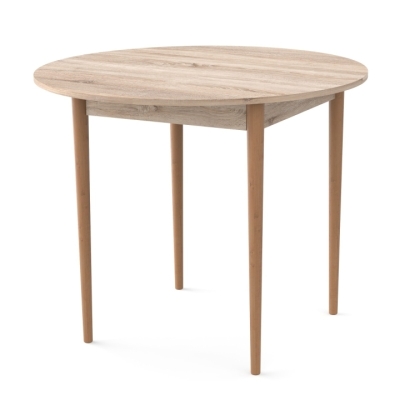 Круглый стол Неман ДЕРИЛ Дуб сонома/Лак