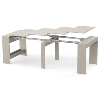 Обеденный раздвижной стол для кухни Неман ПИТОН Лайт Кашемир