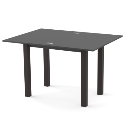 Стол обеденный раскладной Неман ЮК Антрацит/Венге