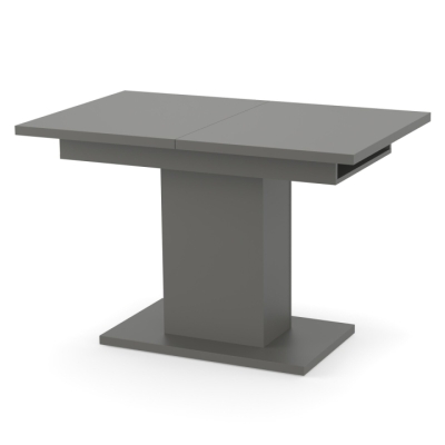 Обеденный раздвижной стол Неман ТВИСТ МДФ Серый матовый